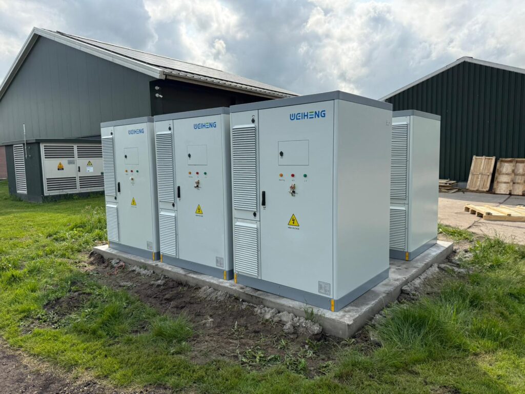 Batterijen Kaasboerderij De Deelen batterijopslag