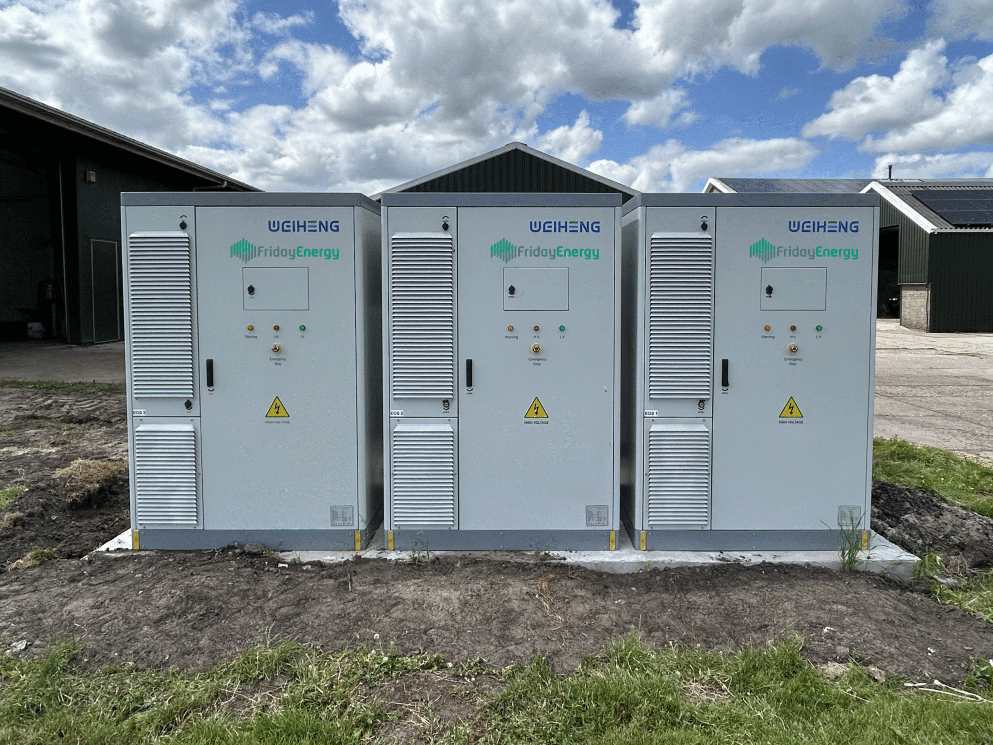 Batterijopslag Kaasboerderij De Deelen