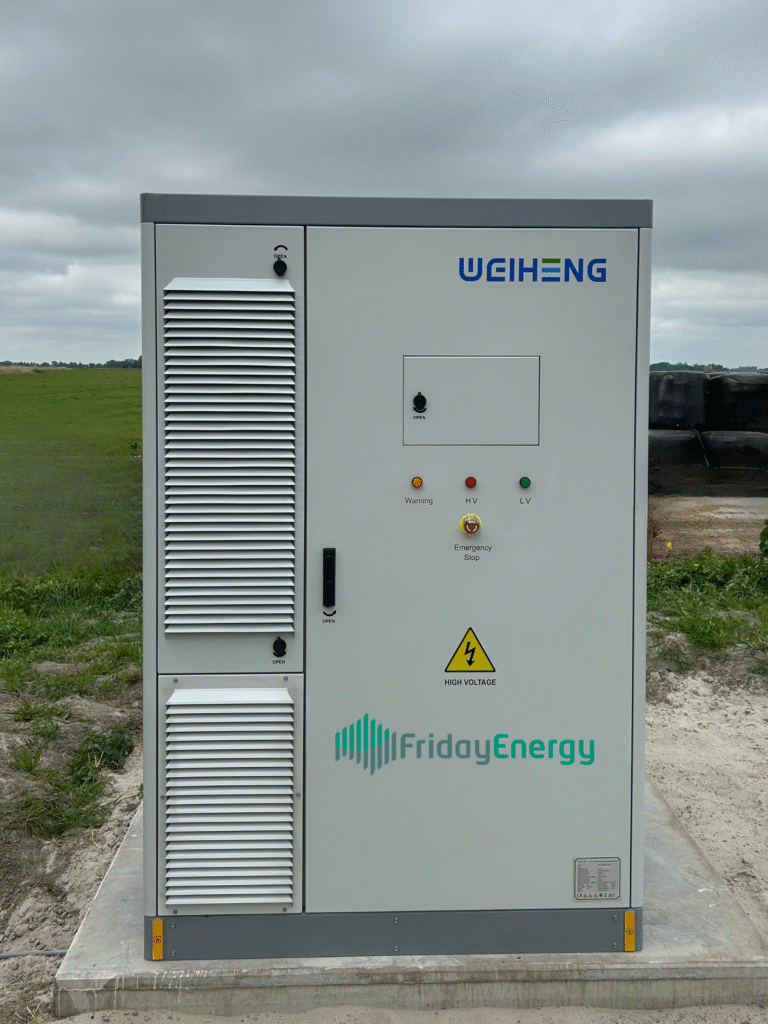 Batterijopslag agrarisch bedrijf De Renne