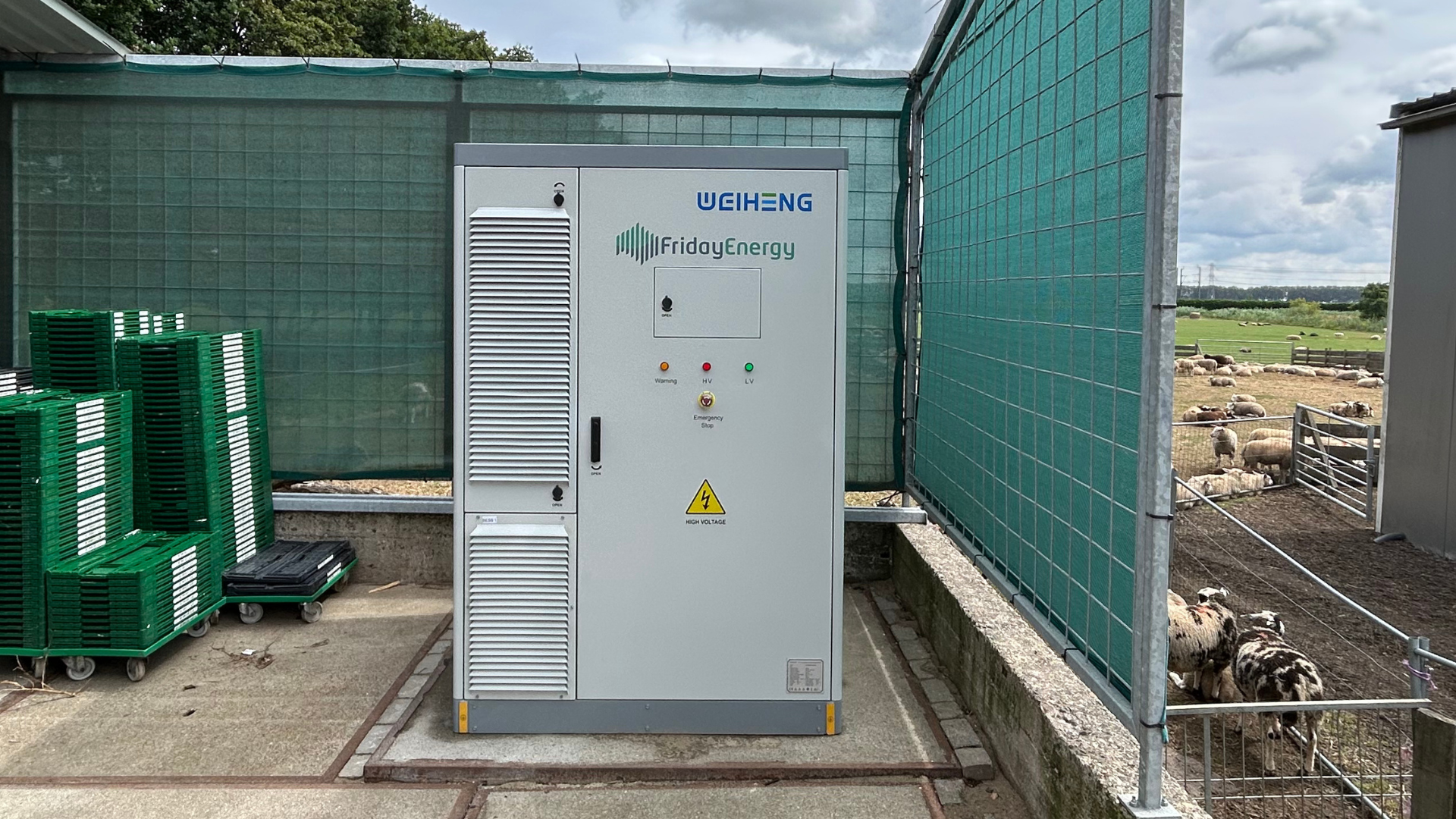 Batterij Lindenhoff op locatie